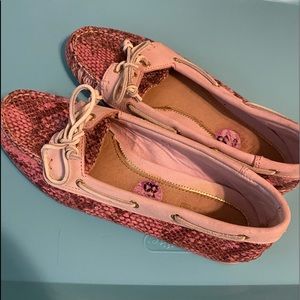 Sperry loafers, link snakeskin leather. size 8.5